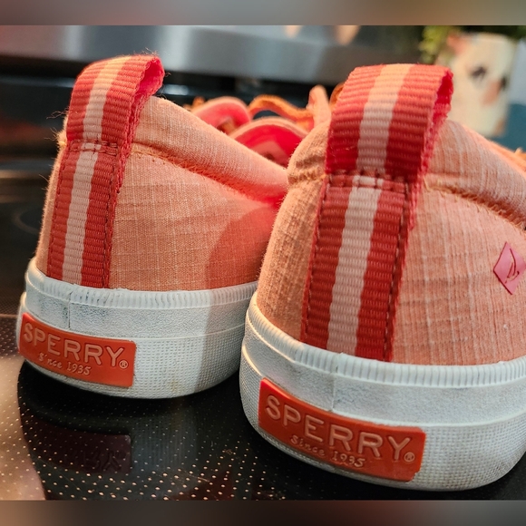 Sperry Pink Canvas Sneakers - Picture 9 of 10